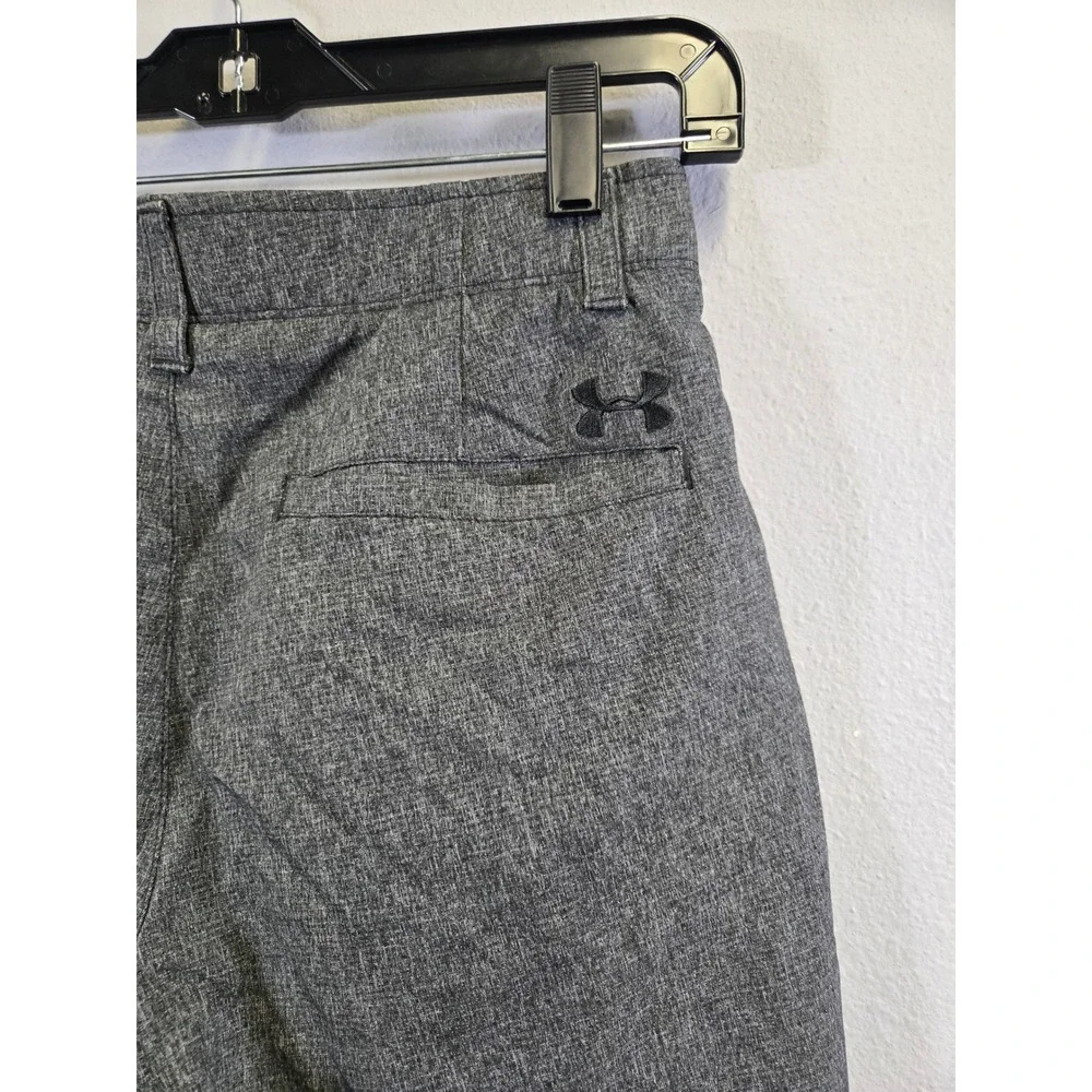 Under Armour HeatGear Golf Performance Athletic Shorts Grey 30